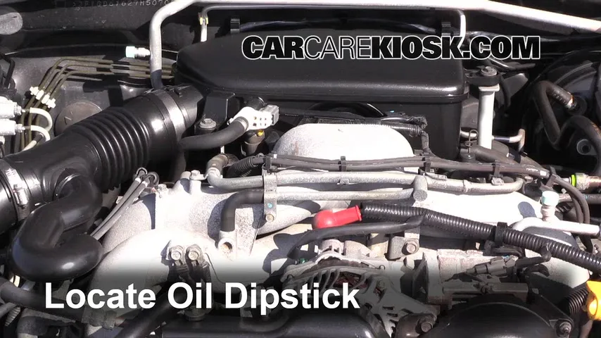 2007 Subaru Impreza 2.5i 2.5L 4 Cyl. Sedan Oil Check Oil Level